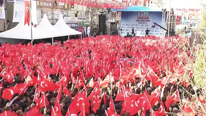 Cumhurbaşkanı Erdoğan, Sincan’da düzenlenen toplu açılış törenine katıldı - ANKARA