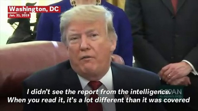 Trump Admits He Didn't Read Intelligence Report After Questioning Its Accuracy