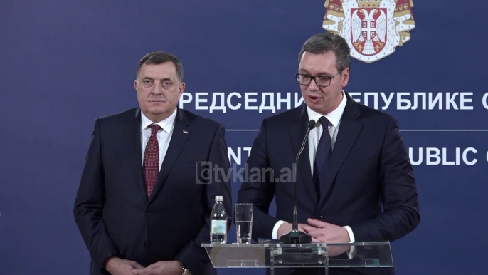 Vucic i shkruan Trump: Dialogu me Kosoven, pasi te hiqet taksa