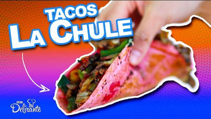 ¡TORTILLAS de COLORES y SABORES más DE 140 SALSAS! / TACOS "LA CHULE"