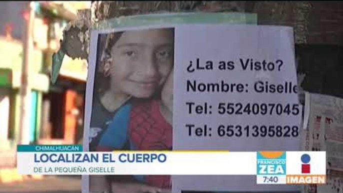 Localizan sin vida el cuerpo de Giselle, la niña de 11 años que desapareció en el Edomex