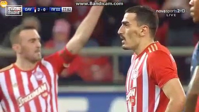 Christodoulopoulos L. (Penalty) Goal HD Olympiakos Piraeus   3 - 0	Panionios 02-02-2019