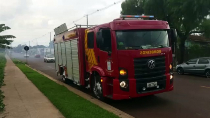 Fumaça toma conta de avenida no Jardim Clarito e Bombeiros são acionados