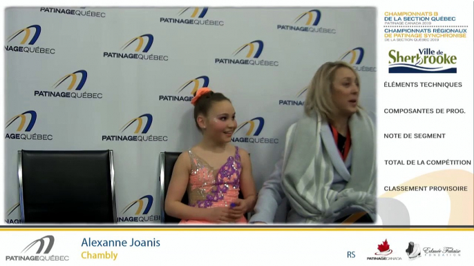 Championnats B de la section Québec - Patinage Canada 2019 / Juvénile moins de 14 ans Dames Finale_Pré-Juvénile B Danses sur tracé_Pré-Juvénile A Danses sur tracé