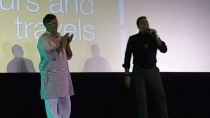 Nana Patekar introduces Sunny Kaushal at the trailer launch of Sunshine Music Tours And Travels