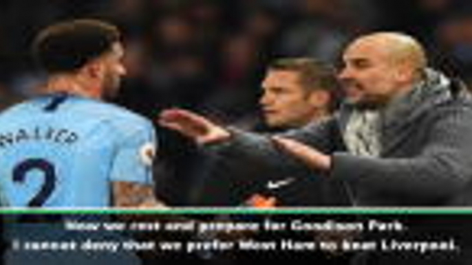 Guardiola supporting West Ham against Liverpool