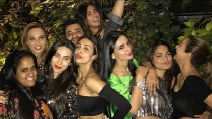 Karishma Kapoor Secret Party Video with Kareena Kapoor, Malaika Arora, Amrita Arora