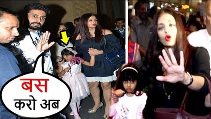 Abhishek Bachchan Lashes Out As Paparazzi Harass Aishwarya Rai & Daughter Aradhya On Birthday