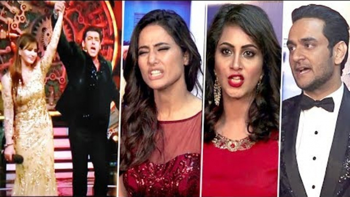 Bigg Boss 11 Contestants ANGRY Reactions On Shilpa Shinde WINNING Bigg Boss - Hina,Arshi,Vikas