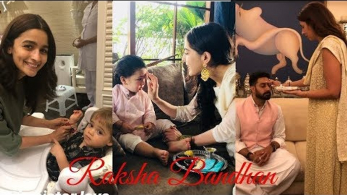 Bollywood Celebrities RAKSHA BANDHAN Celebrations 2018 | Salman Khan, Taimur Ali Khan, Abhishek,Alia