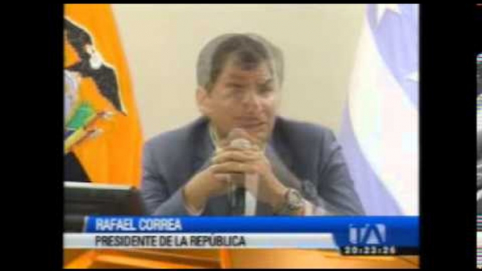 Presidente Correa confirmó cambios en su gabinete de gobierno