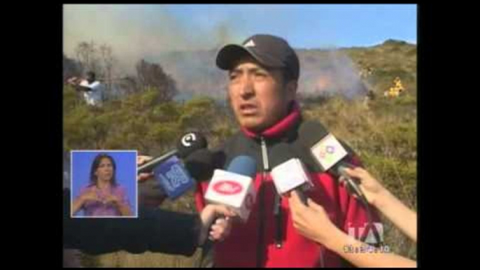 Cerca de 100 hectáreas de bosque fueron consumidas en Cotopaxi