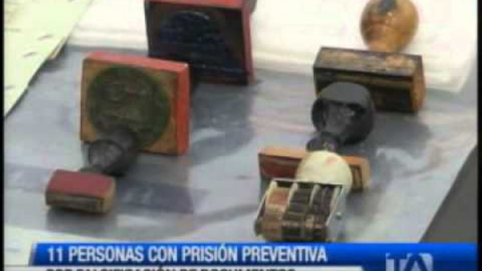 Once de las 14 personas detenidas en el operativo Fénix tienen prisión preventiva