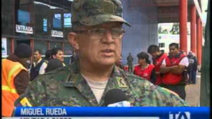 Todo listo en el Centro de Exposiciones Quito para las elecciones 2014