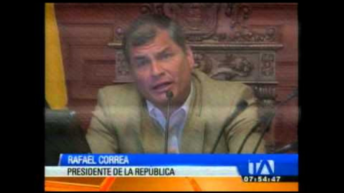 Presidente Correa se reunió con representantes de las empresas de telecomunicaciones