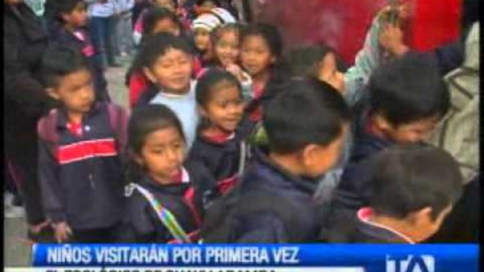 Niños de Escuela Costa Rica visitan el Zoológico de Guayllabamba