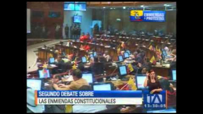 Continúa el segundo debate por las enmiendas constitucionales