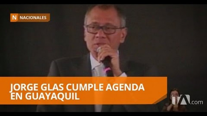 Candidato a la relección Jorge Glas entrega obras en sur de Guayaquil - Teleamazonas