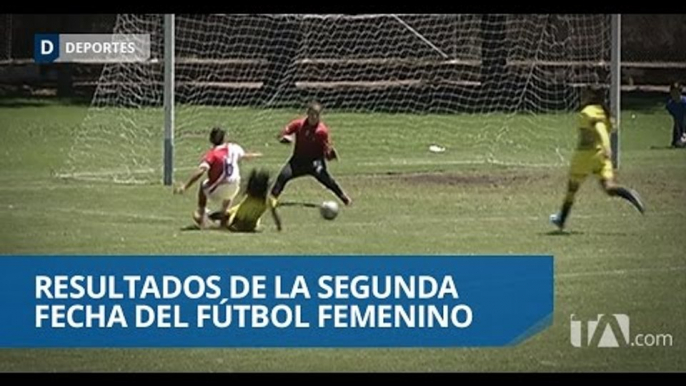 Fútbol femenino: resultados de la segunda fecha - Teleamazonas