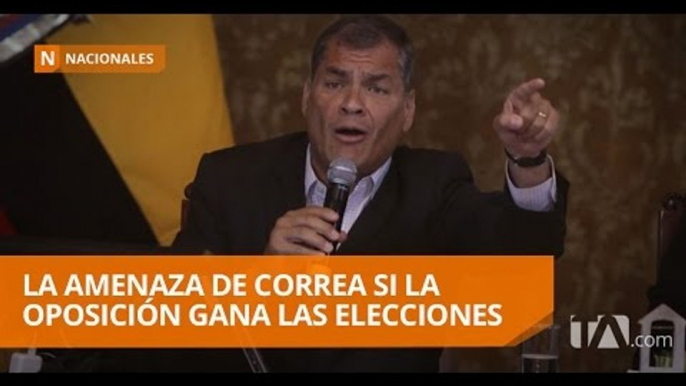 Correa: “tendré que volverme a presentar en elecciones”