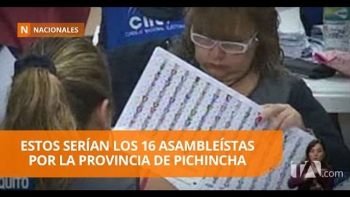 En Pichincha AP gana once y CREO cinco escaños en la Asamblea - Teleamazonas