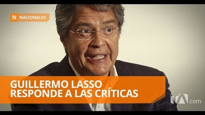 La respuesta de Guillermo Lasso a Glas y Moreno - Teleamazonas