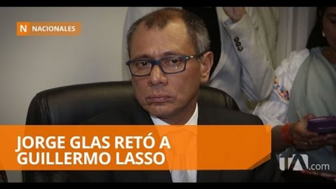 Jorge Glas declara que no tiene ninguna relación con empresa Caminosca - Teleamazonas