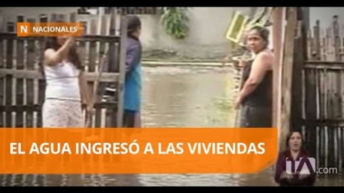 Varios cantones del Guayas afectados por las fuertes lluvias - Teleamazonas