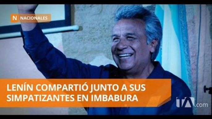 Lenín Moreno se reunió con simpatizantes en Imbabura - Teleamazonas