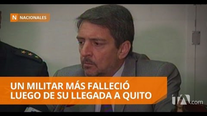 Un tercer uniformado falleció luego de ser trasladado a Quito - Teleamazonas