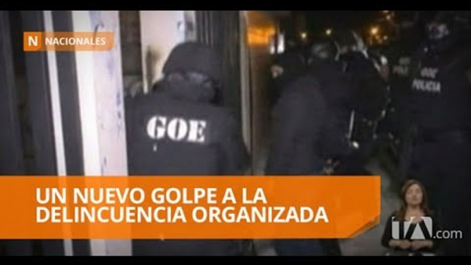 La policía desarticula una banda dedicada al robo