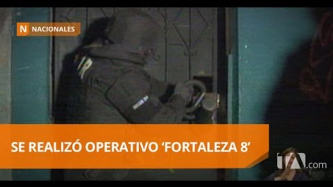 Operativo 'Fortaleza 8' deja nueve detenidos en cuatro provincias - Teleamazonas