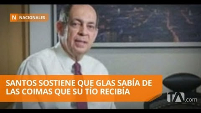 Santos aseguró que Glas sabia de coimas que recibía Ricardo Rivera - Teleamazonas