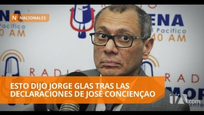 Jorge Glas reacciona a declaraciones de delator de Odebrecht - Teleamazonas