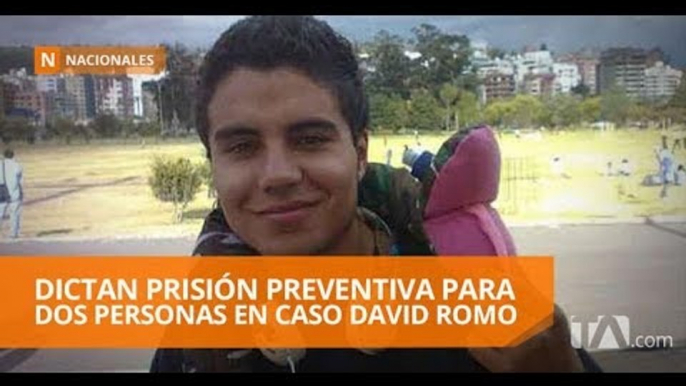 Fiscalía dicta orden de prisión para presuntos asesinos de David Romo - Teleamazonas