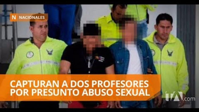 Capturan al profesor de inglés y al inspector por presunto abuso sexual a menores - Teleamazonas