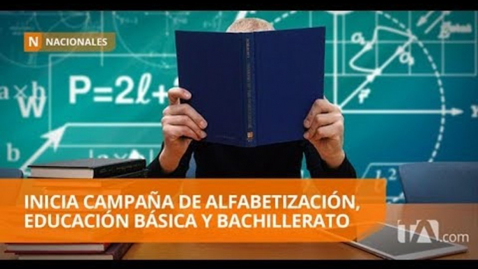 Inscripciones para el programa de alfabetización a distancia - Teleamazonas