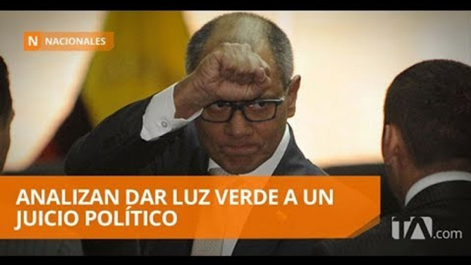 CAL analiza si da paso o no al pedido de juicio político contra Jorge Glas - Teleamazonas