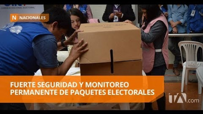 Quedan 2.500 paquetes electorales por ser trasladados - Teleamazonas