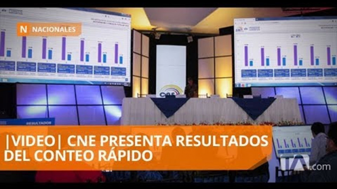 CNE presentó resultados obtenidos en conteo rápido - Teleamazonas