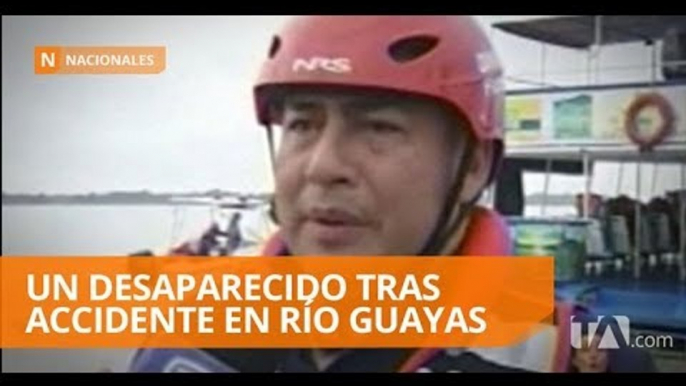 Sigue la búsqueda de Gabriel Sotomayor, desaparecido en el Río Guayas - Teleamazonas