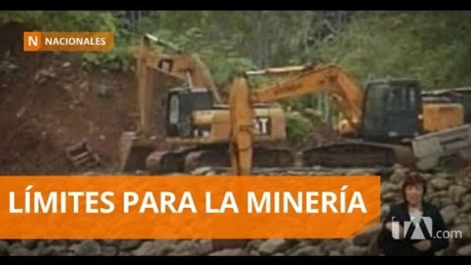 Gobierno define límites de centros urbanos que prohíbe minería  - Teleamazonas