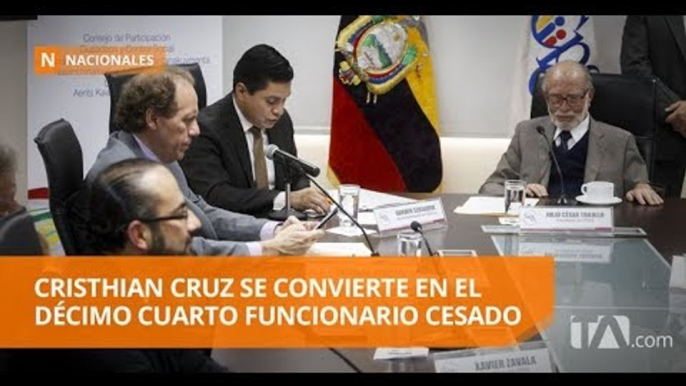 El CPCCS-T cesó en funciones al Superintendente de Bancos - Teleamazonas