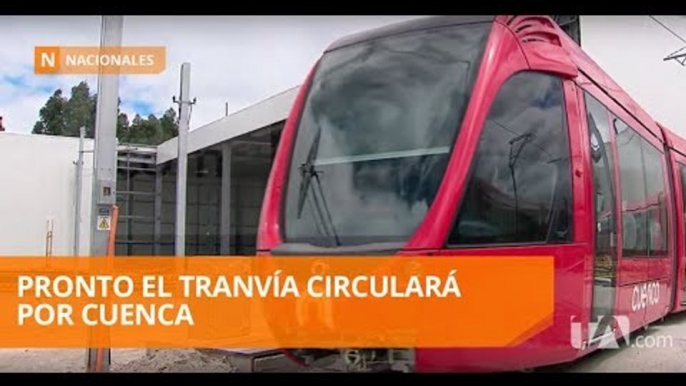 Pruebas exitosas del tranvía en Cuenca - Teleamazonas