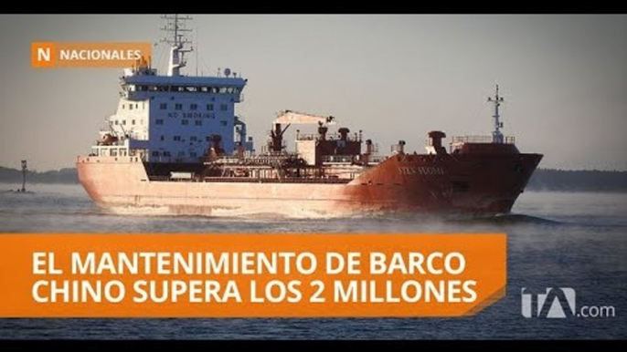 Preocupación en la Armada Nacional por mantenimiento de barco chino - Teleamazonas