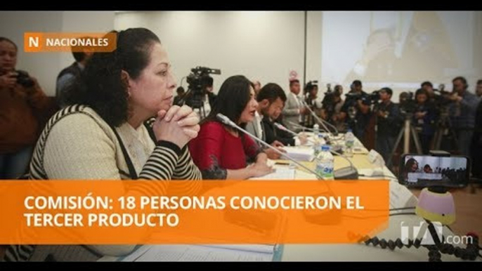 Comisión del caso Gabela indica que 18 personas conocieron informe - Teleamazonas