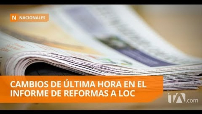 Aprueban informe para segundo debate de reformas a Ley de Comunicación - Teleamazonas