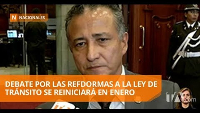 Primer debate de las reformas a la Ley de Tránsito aún no concluye - Teleamazonas