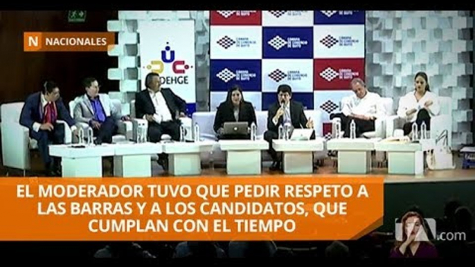 Cinco candidatos a la prefectura de Pichincha participaron en un debate - Teleamazonas