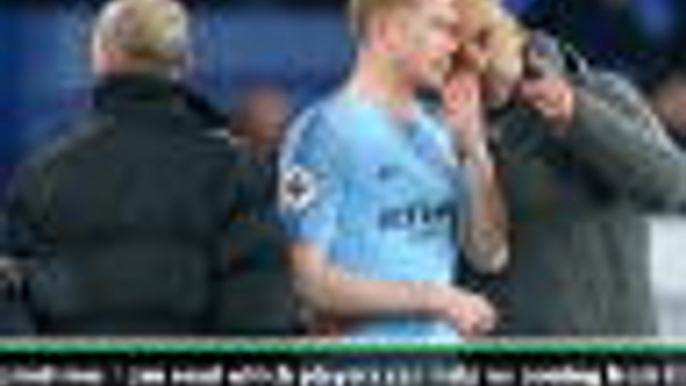 De Bruyne's 10 minute appearance was 'incredible' - Guardiola